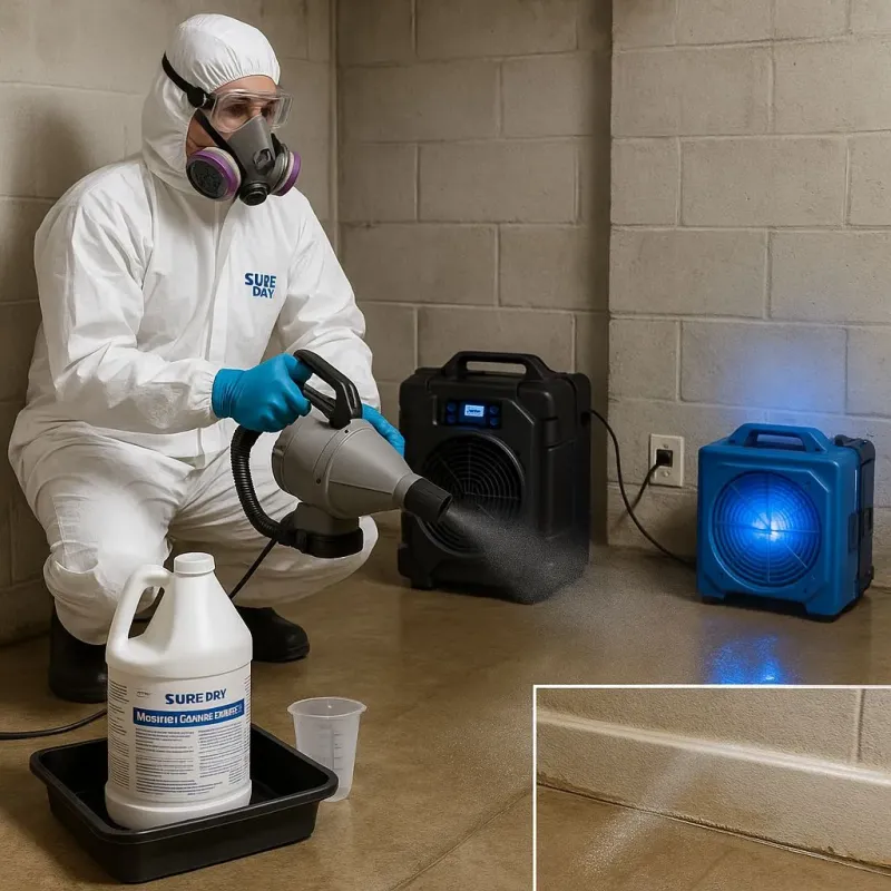 Sanitization and Odor Removal process in Cranston, RI